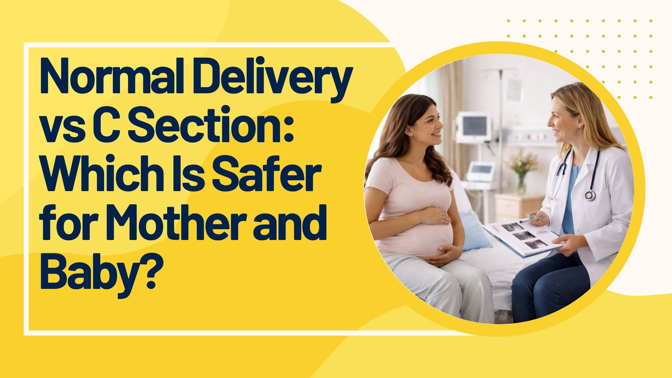 Normal delivery vs C section consultation with doctor in maternity hospital Mumbai