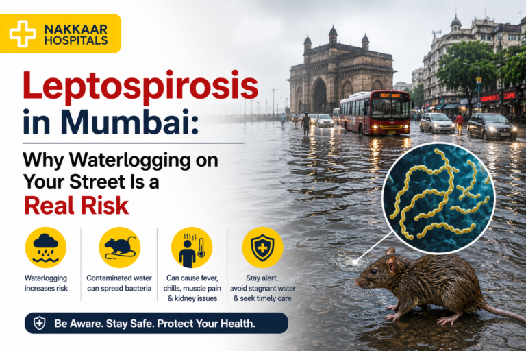 Leptospirosis risk from waterlogging and contaminated floodwater during Mumbai monsoon