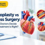 Angioplasty vs bypass surgery for heart blockage treatment